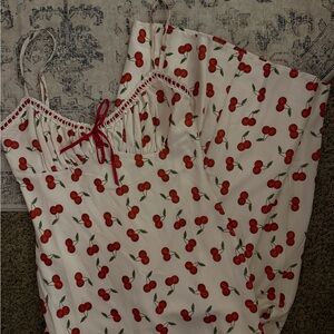 Showpo Cherry Print Long Dress